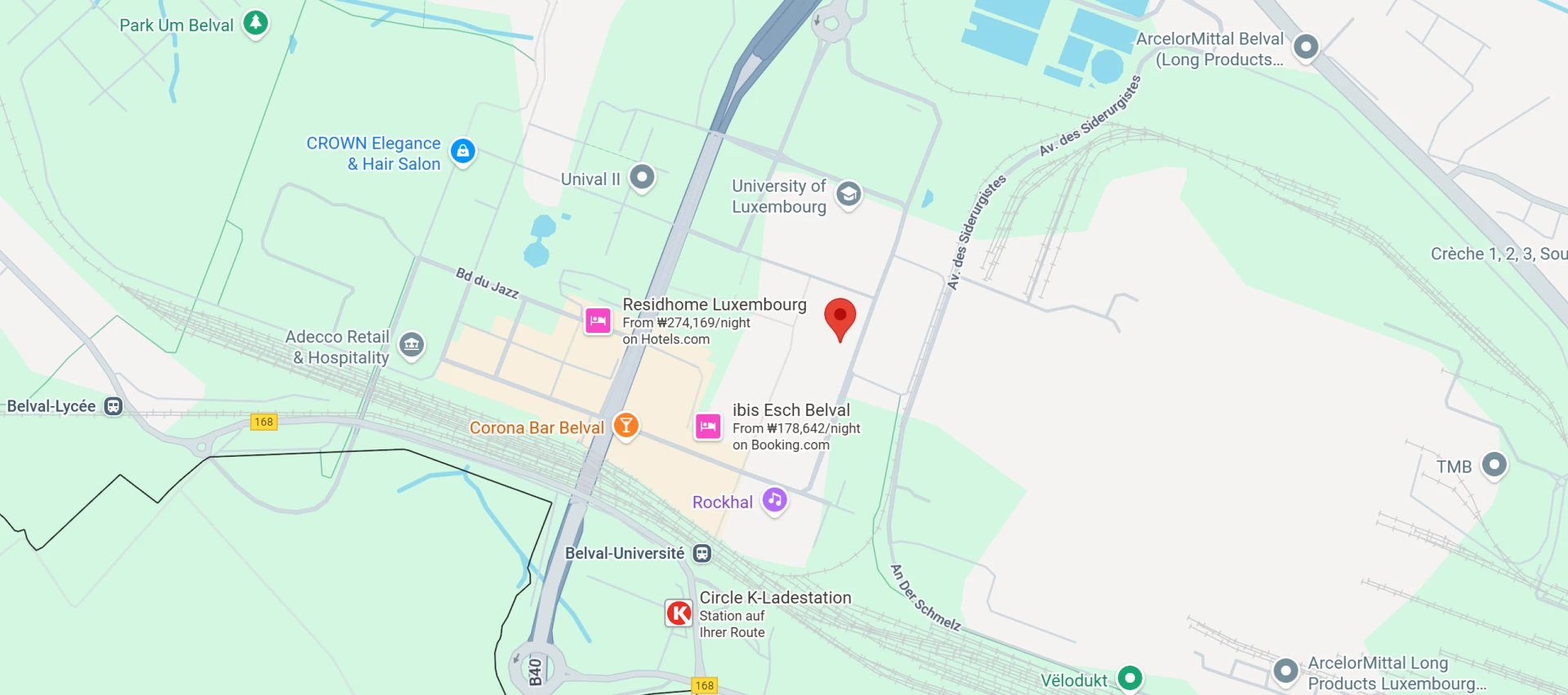CyberExM Location Map