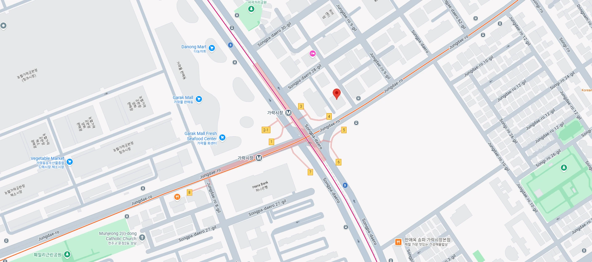 Naru Security Location Map